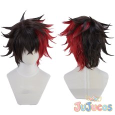 画像1: 肥前忠広　コスプレウィッグ　刀剣乱舞　コスプレ鬘　JUJUcosplay (1)