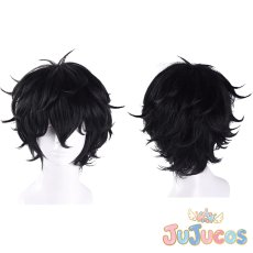 画像1: 主人公　雨宮蓮　ジョーカー　コスプレウィッグ　ペルソナ5　コスプレ鬘　JUJUcosplay (1)