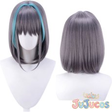 画像1: チェシャー　コスプレウィッグ　アズールレーン　コスプレ鬘　JUJUcosplay (1)