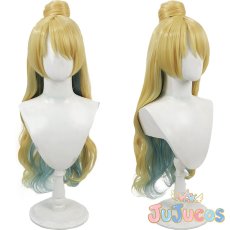 画像1: 大沢瑠璃乃　コスプレウィッグ　ラブライブ！蓮ノ空女学院スクールアイドルクラブ　コスプレ鬘　JUJUcosplay (1)