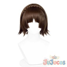 画像2: 新島真　コスプレウィッグ　ペルソナ5　コスプレ鬘　JUJUcosplay (2)