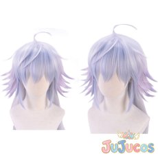 画像1: FGO　マーリン　コスプレウィッグ　Fate/Grand Order　コスプレ鬘　JUJUcosplay (1)