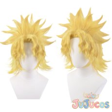 画像1: ディオ・ブランドー　コスプレウィッグ　ジョジョの奇妙な冒険　コスプレ鬘　JUJUcosplay (1)