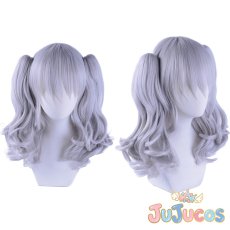 画像1: 鹿島　コスプレウィッグ　艦隊これくしょん -艦これ-　コスプレ鬘　JUJUcosplay (1)