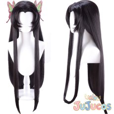 画像1: 胡蝶カナエ　コスプレウィッグ　鬼滅の刃　コスプレ鬘　JUJUcosplay (1)