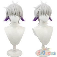 画像1: 兎山大福　コスプレウィッグ　わんだふるぷりきゅあ!　コスプレ鬘　JUJUcosplay (1)