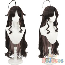 画像1: 鬼怒川カスミ　コスプレウィッグ　ブルーアーカイブ　コスプレ鬘　JUJUcosplay (1)