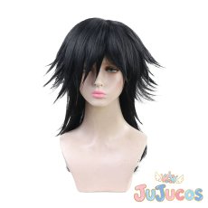 画像2: 冨岡義勇　コスプレウィッグ　鬼滅の刃　コスプレ鬘　JUJUcosplay (2)