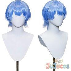 画像1: VTuber　星街すいせい　Nova衣装(SuperNova)　コスプレウィッグ　バーチャルYouTuber　コスプレ鬘　JUJUcosplay (1)