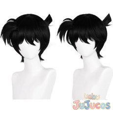 画像1: 江戸川コナン　工藤新一　コスプレウィッグ　コナン　コスプレ鬘　JUJUcosplay (1)