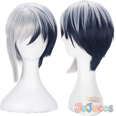 画像1: あさぎりゲン　コスプレウィッグ　Dr.STONE　コスプレ鬘　JUJUcosplay (1)