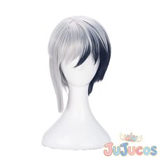 画像2: あさぎりゲン　コスプレウィッグ　Dr.STONE　コスプレ鬘　JUJUcosplay (2)