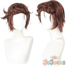 画像1: 結束いのり　コスプレウィッグ　メダリスト　コスプレ鬘　JUJUcosplay (1)