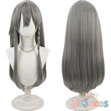 画像1: VTuber　甲斐田晴　鬼化衣装　コスプレウィッグ　バーチャルYouTuber　コスプレ鬘　JUJUcosplay (1)