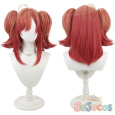 画像1: VTuber　一条莉々華　ReGLOSS衣装　コスプレウィッグ　バーチャルYouTuber　コスプレ鬘　JUJUcosplay (1)