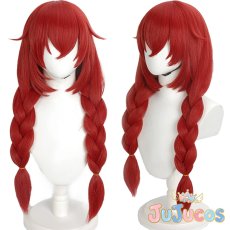 画像1: 小塗マキ　コスプレウィッグ　ブルーアーカイブ　コスプレ鬘　JUJUcosplay (1)