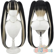 画像1: VTuber　儒烏風亭らでん　MV衣装　コスプレウィッグ　バーチャルYouTuber　コスプレ鬘　JUJUcosplay (1)