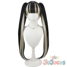 画像2: VTuber　儒烏風亭らでん　MV衣装　コスプレウィッグ　バーチャルYouTuber　コスプレ鬘　JUJUcosplay (2)