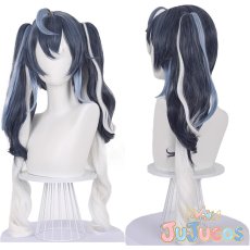 画像1: 雪ミク　SNOW MIKU 2025　コスプレウィッグ　VOCALOID　コスプレ鬘　JUJUcosplay (1)