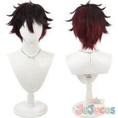 画像1: VTuber　酒寄颯馬　コスプレウィッグ　バーチャルYouTuber　コスプレ鬘　JUJUcosplay (1)