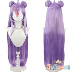 画像1: VTuber　梢桃音　コスプレウィッグ　バーチャルYouTuber　コスプレ鬘　JUJUcosplay (1)