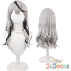 画像1: VTuber　沙花叉クロヱ　ギャル叉衣装　コスプレウィッグ　バーチャルYouTuber　コスプレ鬘　JUJUcosplay (1)