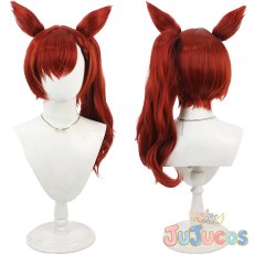 画像1: VTuber　猫汰つな　戦闘メイド　コスプレウィッグ　バーチャルYouTuber　コスプレ鬘　JUJUcosplay (1)