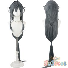 画像1: VTuber　綺沙良　コスプレウィッグ　バーチャルYouTuber　コスプレ鬘　JUJUcosplay (1)