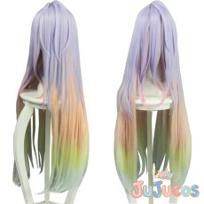 画像1: 白　コスプレウィッグ　ノーゲーム・ノーライフ　コスプレ鬘　JUJUcosplay (1)