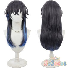 画像1: VTuber　一ノ瀬うるは　ウルフカット　コスプレウィッグ　バーチャルYouTuber　コスプレ鬘　JUJUcosplay (1)