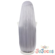 画像3: 黒舘ハルナ　水色　コスプレウィッグ　ブルーアーカイブ　コスプレ鬘　JUJUcosplay (3)