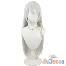 画像2: 黒舘ハルナ　銀色　コスプレウィッグ　ブルーアーカイブ　コスプレ鬘　JUJUcosplay (2)