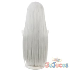 画像3: 黒舘ハルナ　銀色　コスプレウィッグ　ブルーアーカイブ　コスプレ鬘　JUJUcosplay (3)