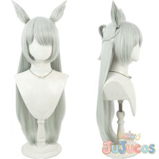 画像1: フジマサマーチ　コスプレウィッグ　ウマ娘プリティーダービー　コスプレ鬘　JUJUcosplay (1)