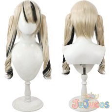 画像1: VTuber　胡桃のあ　第7衣装【ギャル風】　コスプレウィッグ　バーチャルYouTuber　コスプレ鬘　JUJUcosplay (1)