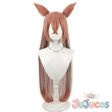 画像2: 朱城ルミ　コスプレウィッグ　ブルーアーカイブ　コスプレ鬘　JUJUcosplay (2)