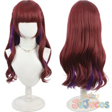 画像1: VTuber　宝鐘マリン　コスプレウィッグ　バーチャルYouTuber　コスプレ鬘　JUJUcosplay (1)