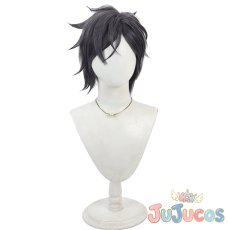 画像2: 明石国行　正装　コスプレウィッグ　刀剣乱舞　コスプレ鬘　JUJUcosplay (2)