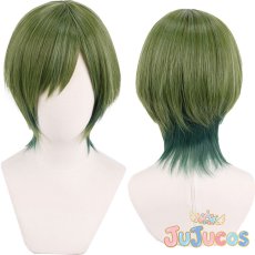 画像1: 瑠璃川幸　コスプレウィッグ　A3!(エースリー)　コスプレ鬘　JUJUcosplay (1)