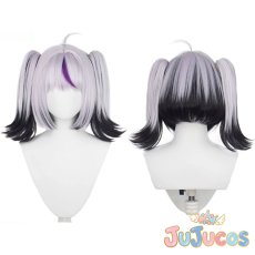 画像1: Vtuber　ラプラス・ダークネス（La+ Darknesss）　2024新衣装　コスプレウィッグ　バーチャルYouTuber　コスプレ鬘　JUJUcosplay (1)