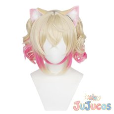 画像2: VTuber　Mococo Abyssgard(モココ・アビスガード)　正月衣装　コスプレウィッグ　バーチャルYouTuber　コスプレ鬘　JUJUcosplay (2)