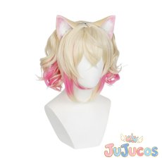 画像4: VTuber　Mococo Abyssgard(モココ・アビスガード)　正月衣装　コスプレウィッグ　バーチャルYouTuber　コスプレ鬘　JUJUcosplay (4)