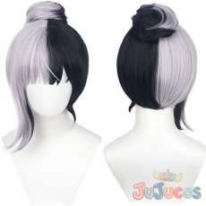 画像1: VTuber　シオリ・ノヴェラ　正月衣装　コスプレウィッグ　バーチャルYouTuber　コスプレ鬘　JUJUcosplay (1)