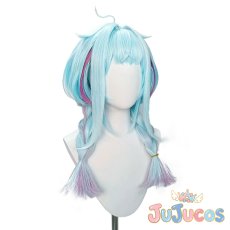 画像2: Vtuber　水宮枢　初期2D　コスプレウィッグ　バーチャルYouTuber　コスプレ鬘　JUJUcosplay (2)