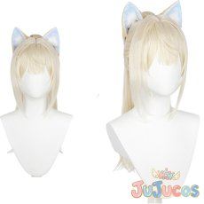 画像1: VTuber　Fuwawa Abyssgard(フワワ・アビスガード)　正月衣装　コスプレウィッグ　バーチャルYouTuber　コスプレ鬘　JUJUcosplay (1)