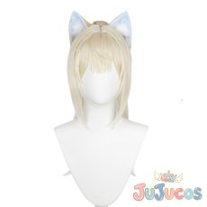 画像2: VTuber　Fuwawa Abyssgard(フワワ・アビスガード)　正月衣装　コスプレウィッグ　バーチャルYouTuber　コスプレ鬘　JUJUcosplay (2)