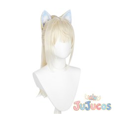 画像3: VTuber　Fuwawa Abyssgard(フワワ・アビスガード)　正月衣装　コスプレウィッグ　バーチャルYouTuber　コスプレ鬘　JUJUcosplay (3)