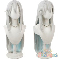 画像1: サイレント・マジシャン　沈黙の魔術師　コスプレウィッグ　遊☆戯☆王　コスプレ鬘　JUJUcosplay (1)