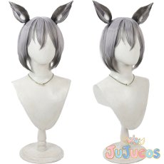 画像1: VTuber　稲荷いろは　メイド服　コスプレウィッグ　バーチャルYouTuber　コスプレ鬘　JUJUcosplay (1)