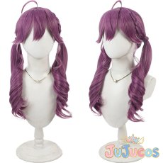 画像1: 賀陽燐羽　コスプレウィッグ　学園アイドルマスター　コスプレ鬘　JUJUcosplay (1)